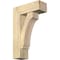 Ekena Millwork Imperial Block Rough Sawn Bracket w/ Offset Brace, Douglas Fir, 8"W x 22"D x 34"H BKT0806X22X34IMP05RDF - alternate 1
